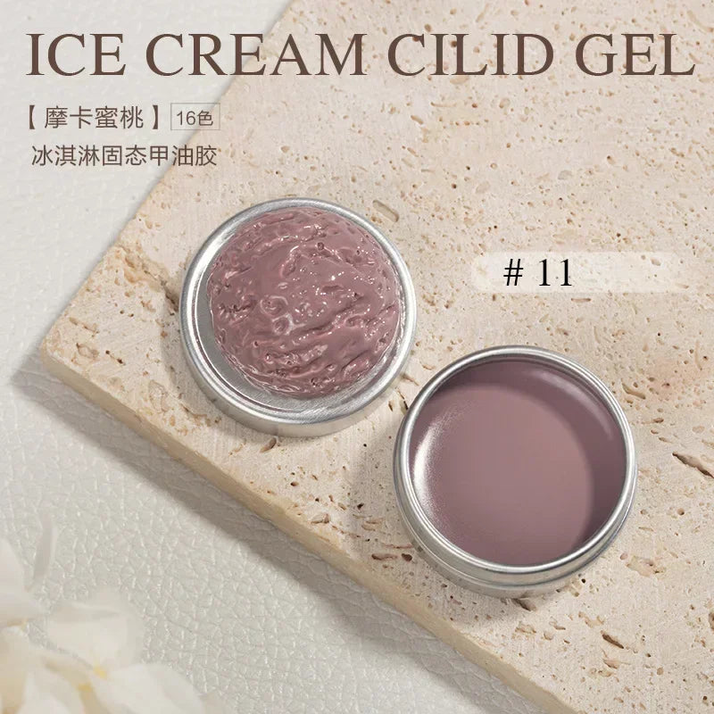 Handaiyan 64 Colors Solid Nail Polish Gel – Ice Cream Texture