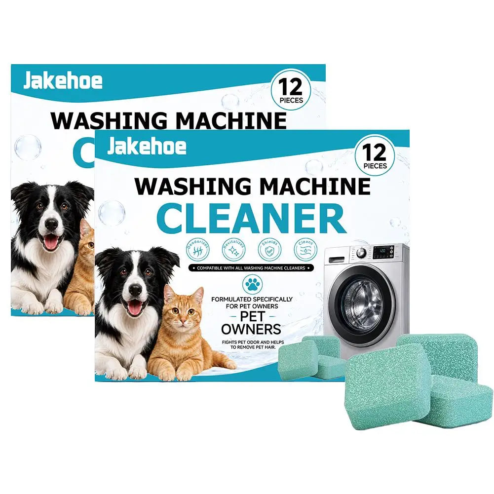 Washing Machine Cleaning Tablets – Pet Hair & Odor Remover