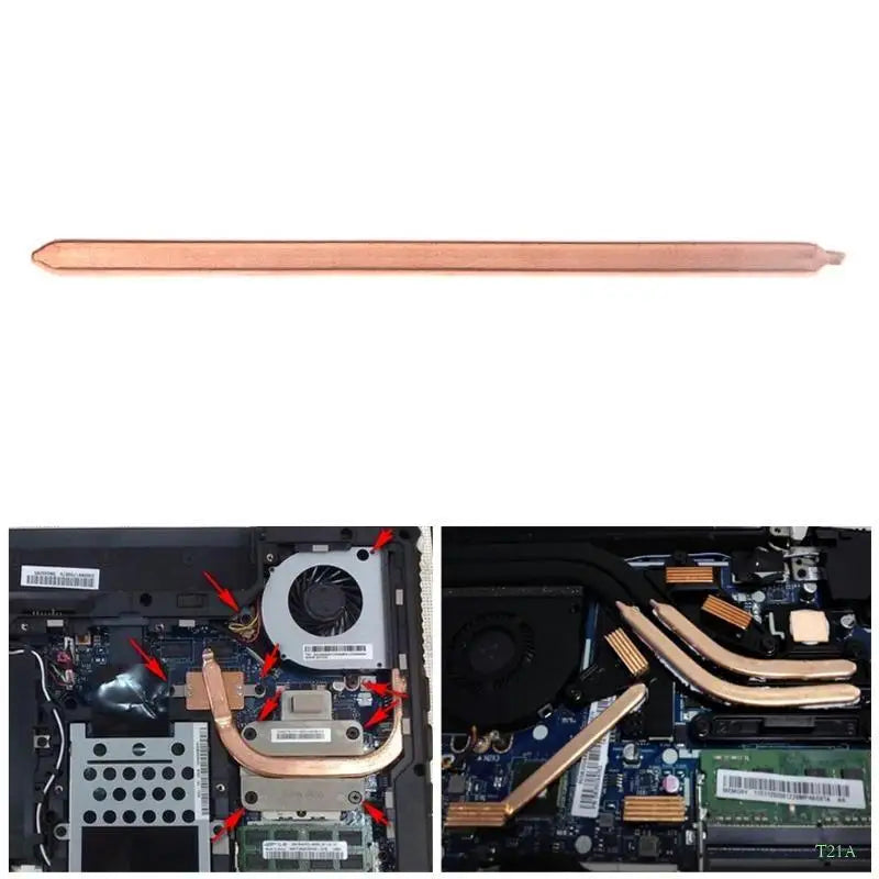 Flat Copper Heat Pipe – DIY CPU Thermal Tube for Laptops