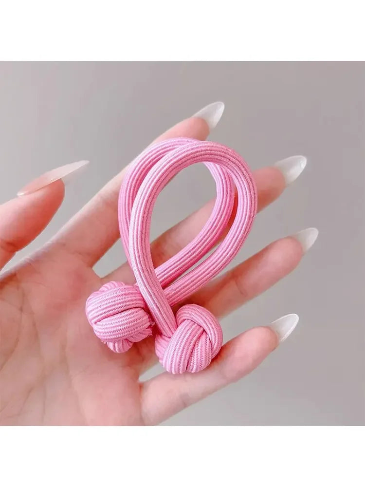 Women's Knotted Elastic Hair Bands & Scrunchies – High Ponytail
