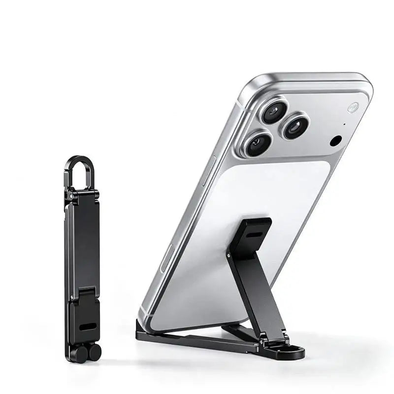 Mini Foldable Keychain Phone Stand – Multi-Angle Holder