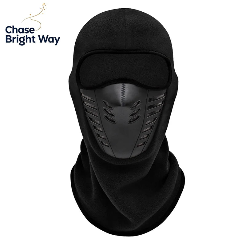 Winter Fleece Motorcycle Face Mask – Windproof Ski Neck Cover
