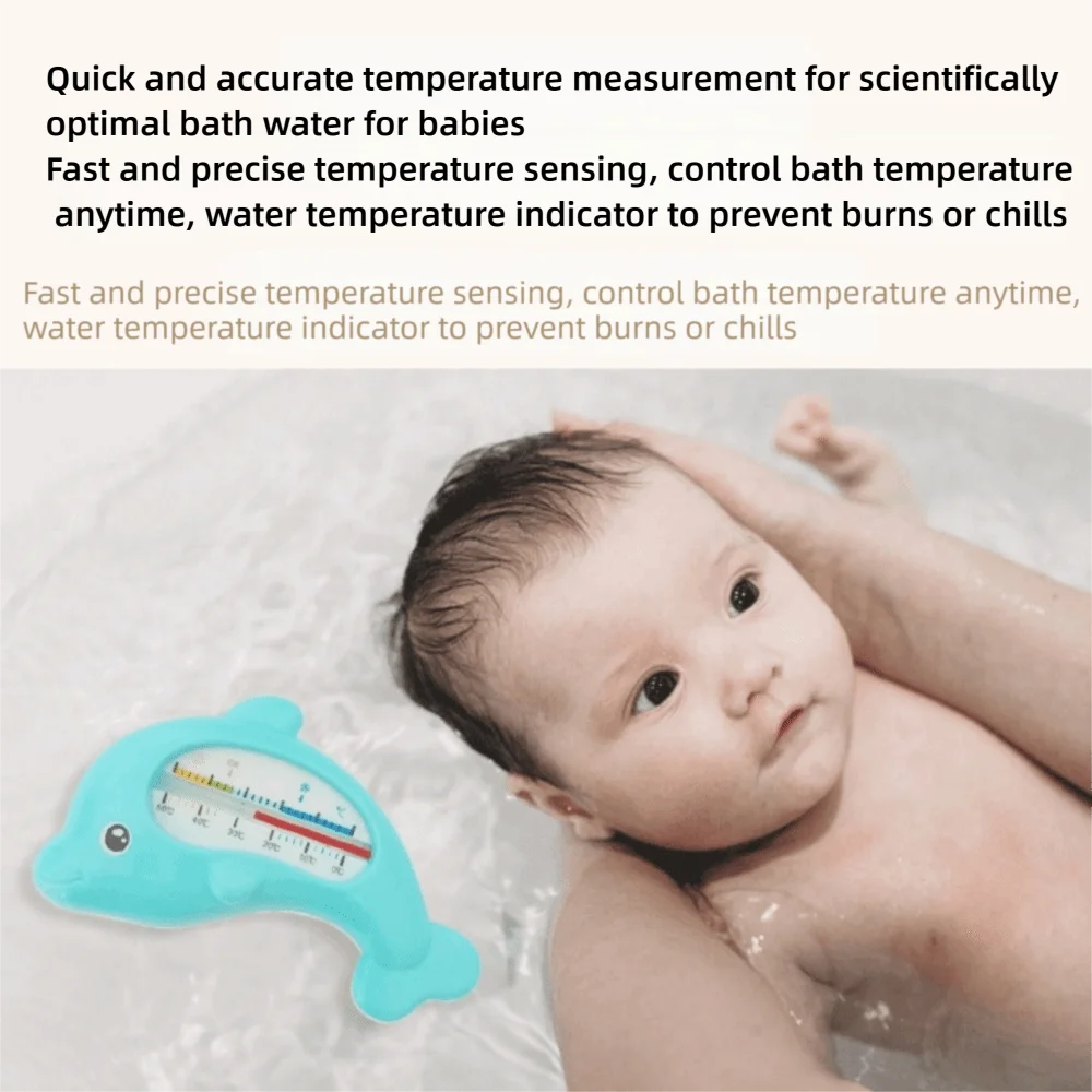 Dolphin Baby Bath Thermometer – Accurate Floating Water Gauge