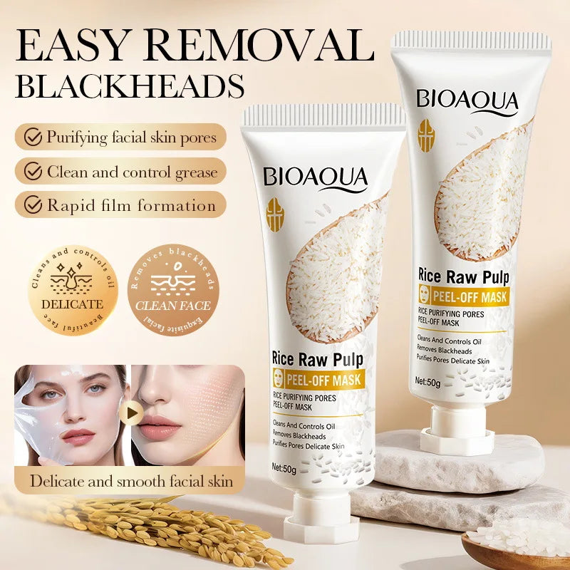 White Rice Face Peeling Mask – Moisturizing & Brightening