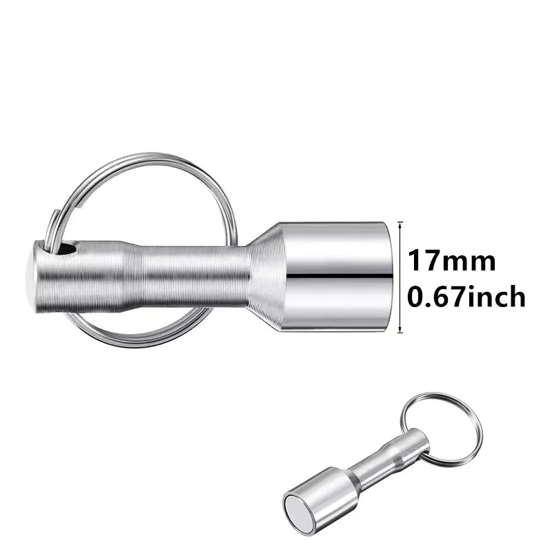 Super Strong NdFeB Pocket Magnet – Keychain Hook & Hanging Tool