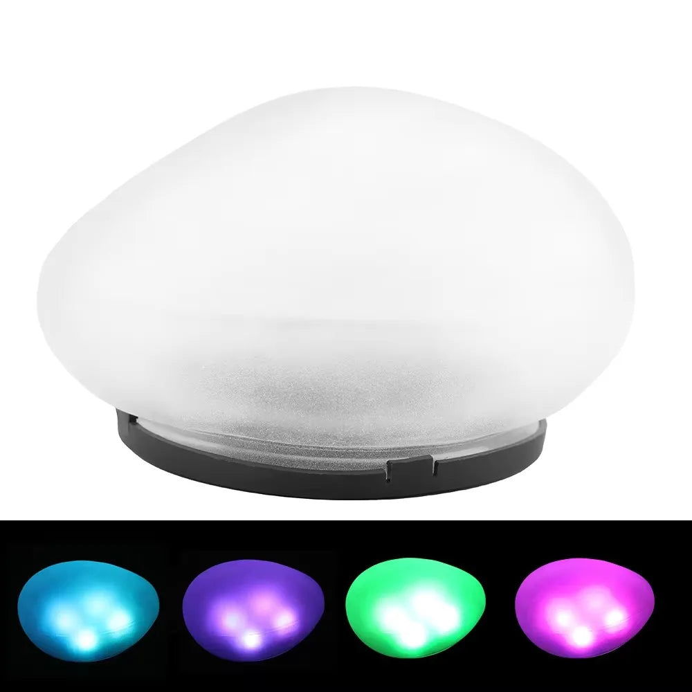 KDULIT Solar Pebble Rock Light – IP65 Waterproof LED Garden Lamp