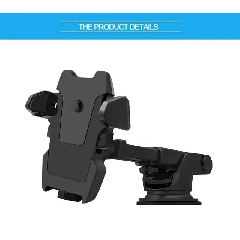 Universal Car Phone Mount – 360° Windshield Dashboard Holder