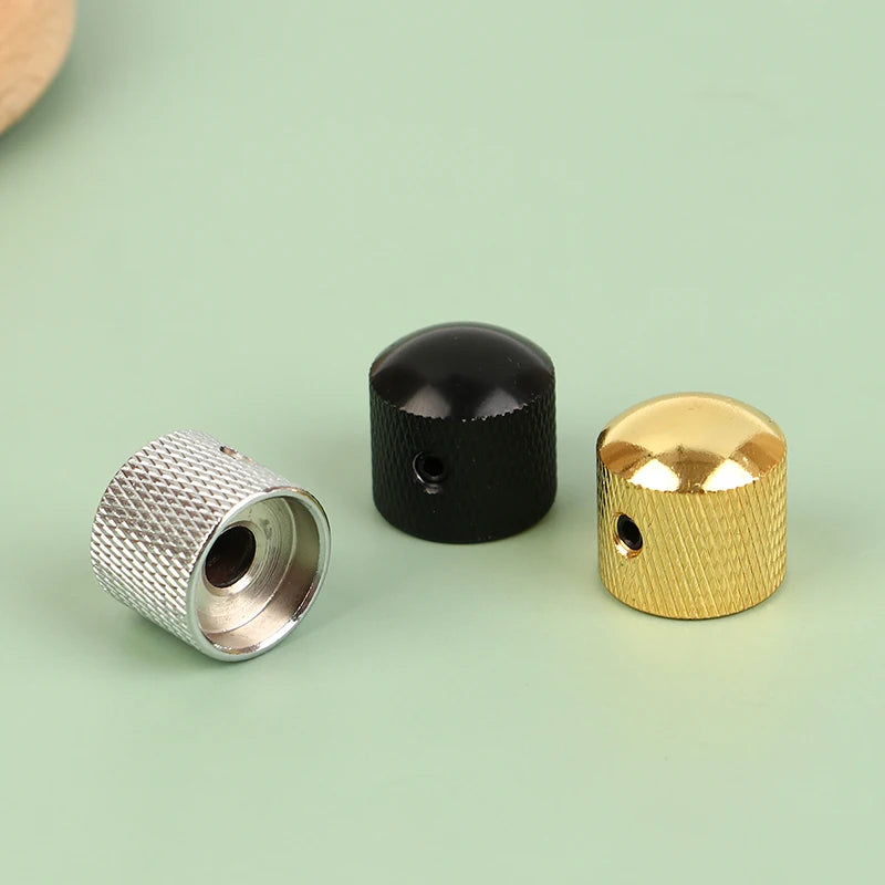 Metal Bass Guitar Tone Volume Knob – Push Cap Replacement