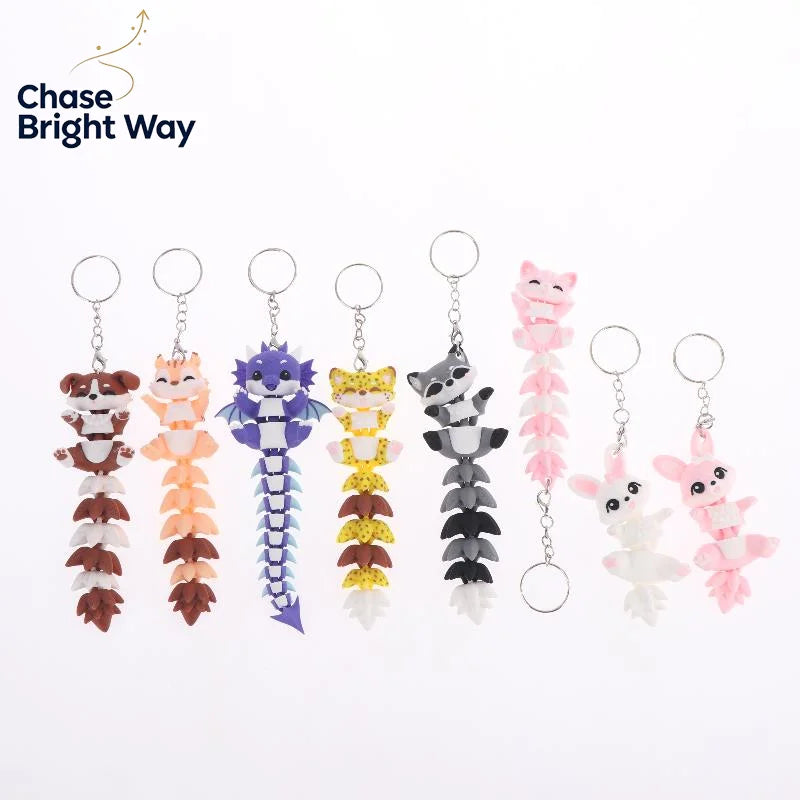 3D Printed Articulated Animal Ornament – Hanging Decoration
