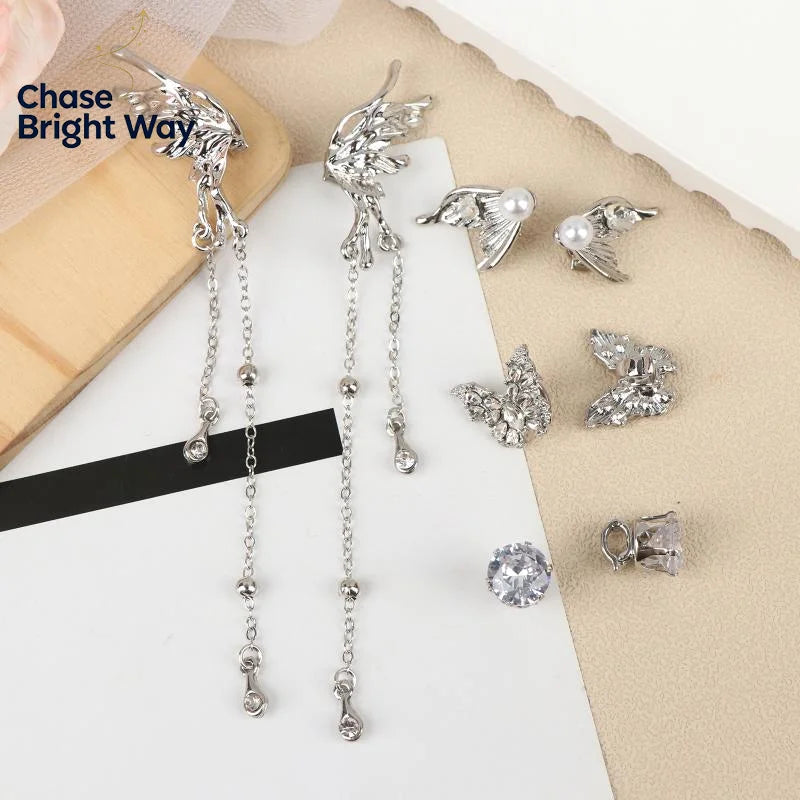 Rhinestone Clip-On Headphone Charm | DIY Earphone Decor