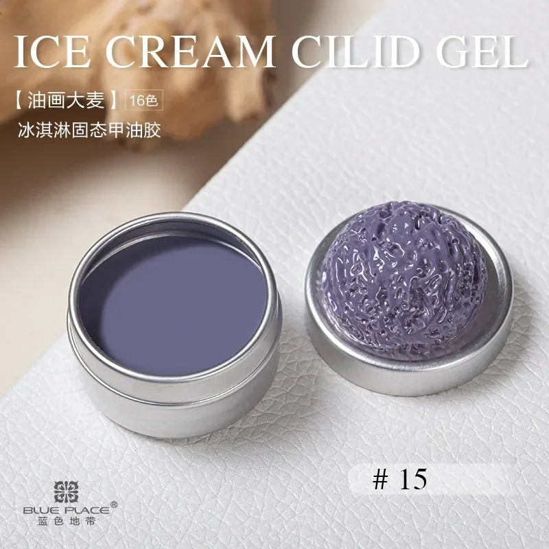 Handaiyan 64 Colors Solid Nail Polish Gel – Ice Cream Texture