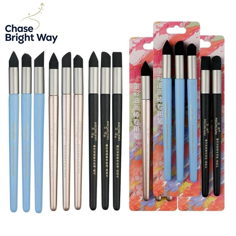 Sponge Smudge Blending Stumps – Multi-Shape Art Pens 2/3Pcs