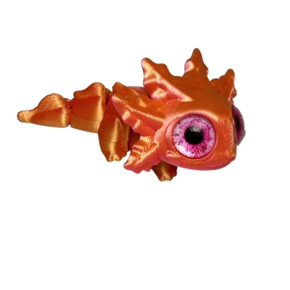 Articulated Salamander Figure – Colorful Miniature Toy Decor