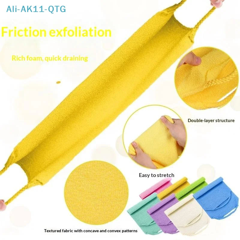 Exfoliating Back Scrubber Strap – Nylon Body Scrub Towel