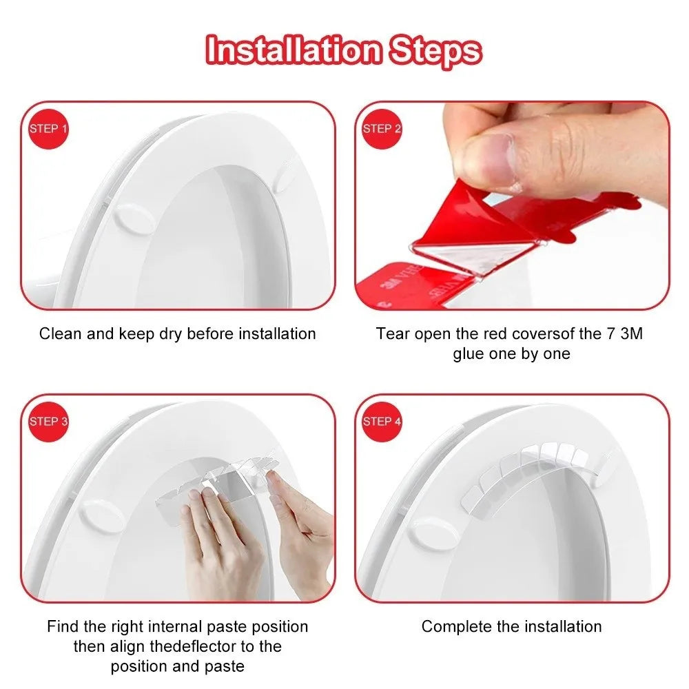 Toilet Seat Urine Deflector – EVA Potty Training Splash Guard