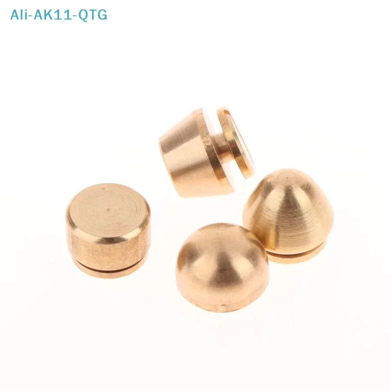 Solid Brass Rivets & Screws – 5-Set DIY Leather Bag Feet