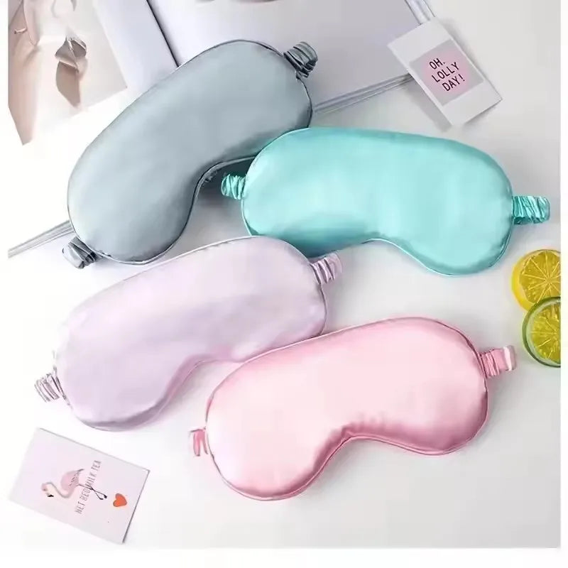 Silk Sleep Eye Mask – Light Blocking Travel & Nap Eyeshade