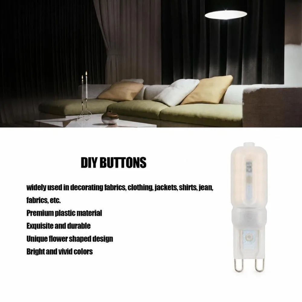 5-Pack G9 LED Bulbs Dimmable T4 5W | Warm & Cool White