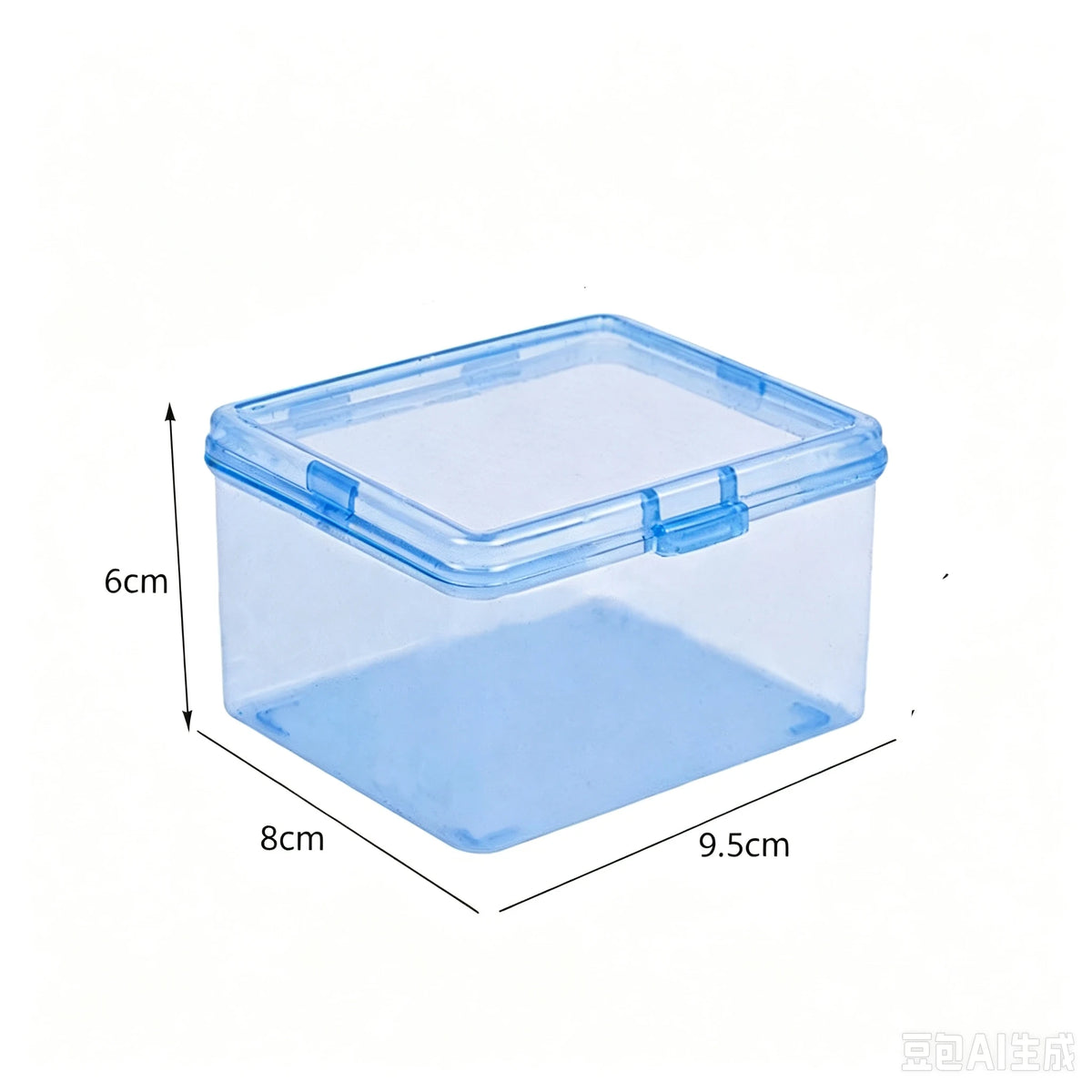 Transparent Plastic Photocard Storage Box & Desk Organizer