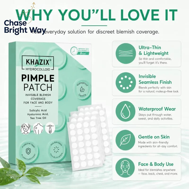 Hydrocolloid Acne Pimple Patches 200/800Pcs – Invisible Spot Stickers