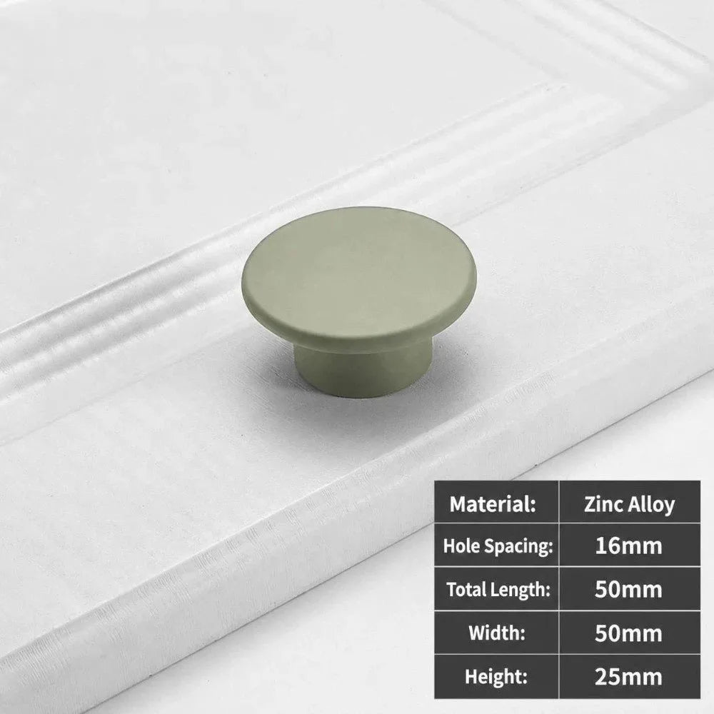 Zinc Alloy Cabinet Door Handle – Baked Paint Drawer Knob
