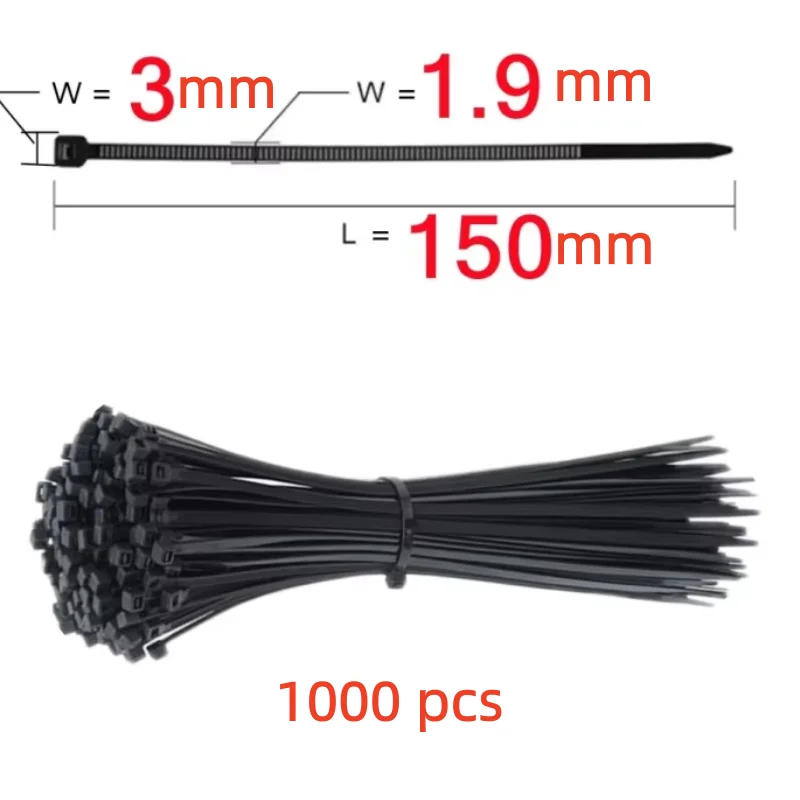 Heavy-Duty Reusable Nylon Cable Ties – Strong & Durable