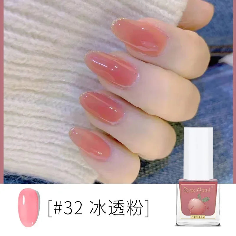 Handaiyan 8ml Water-Based Peel-Off Nail Polish | Quick Dry
