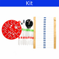 NE555 LED Christmas Tree DIY Soldering Kit – Red & Green PCB