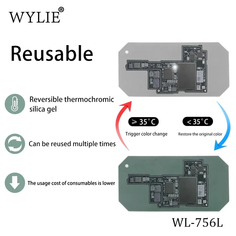 WYLIE WL-756L PCB Fault Locator Pad – 35°C Heat Detection Sheet