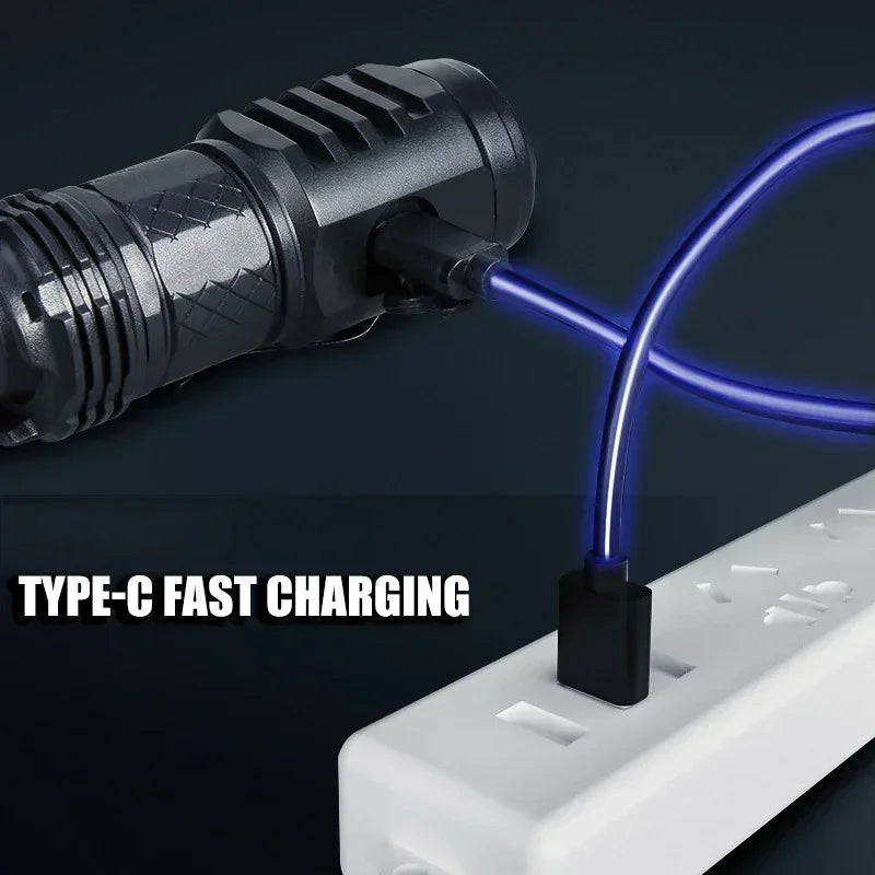 SAMMY LED Pen Flashlight – Type-C Rechargeable, 350+ Lumens