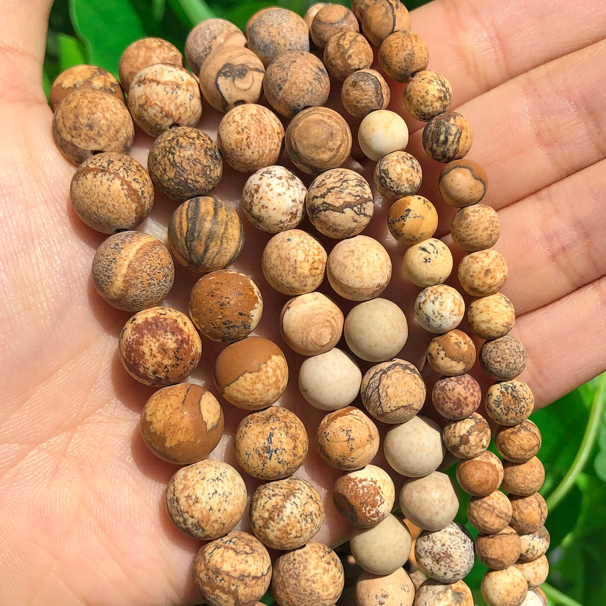 Yooperlite Fire Sodalite Round Stone Beads – 15" Jewelry Strand