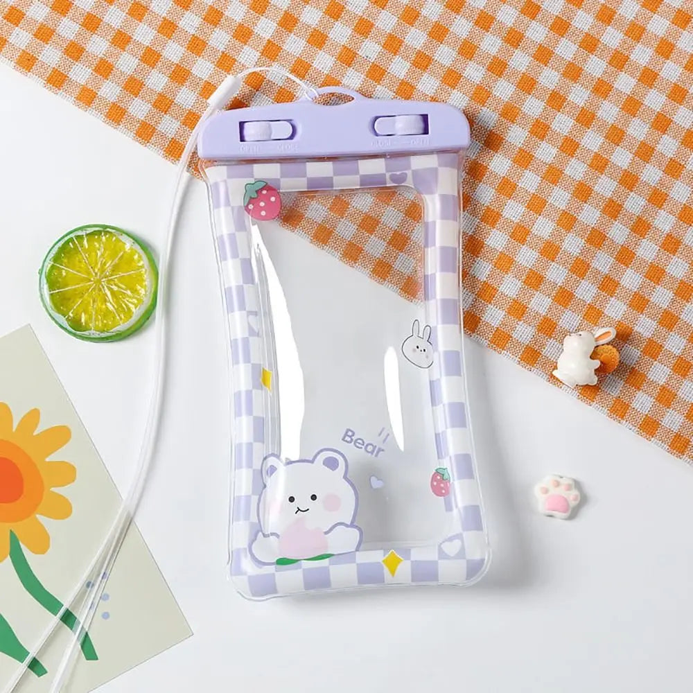 Waterproof Cartoon Rabbit Phone Bag – Shockproof Crossbody Case