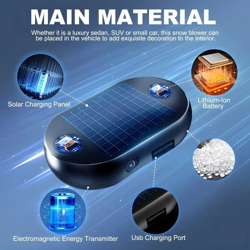 Solar USB Car Window Defroster – Antifreeze Snow Remover 2-5 Pack