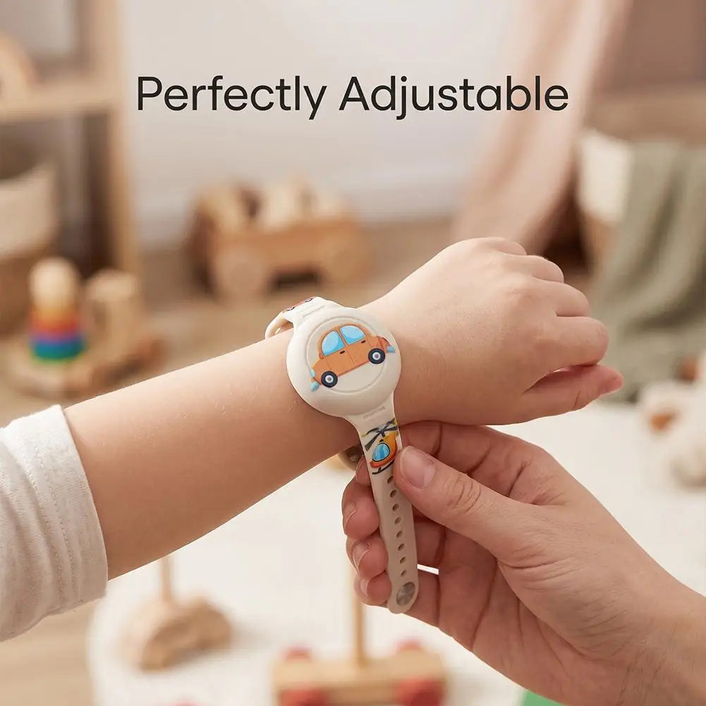 Kids Silicone AirTag Wristband – Waterproof Tracker Bracelet