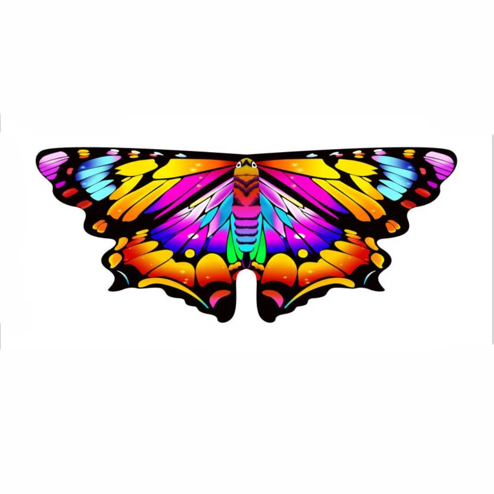 Kids Butterfly Wings Cape – Chiffon Costume Shawl for Parties