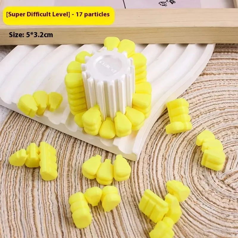 3D Printed Corn Tetris Jigsaw Puzzle – Brain Teaser Magic Cube