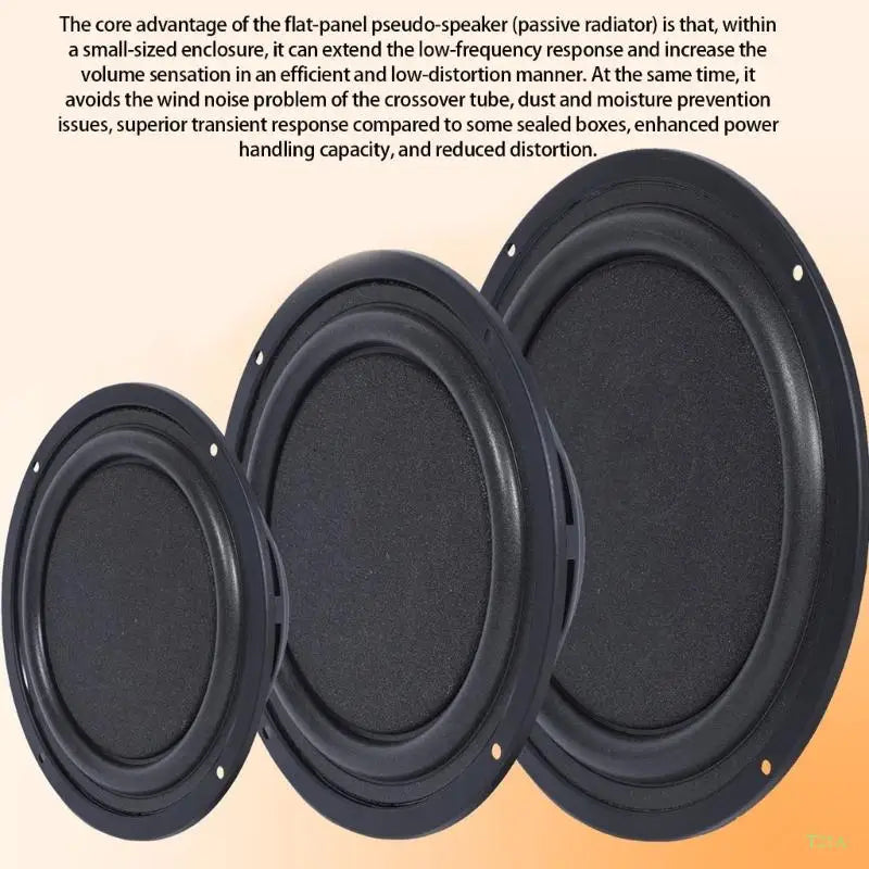 T21A Passive Radiator 5"/6.5"/8" – Bass Speaker Upgrade
