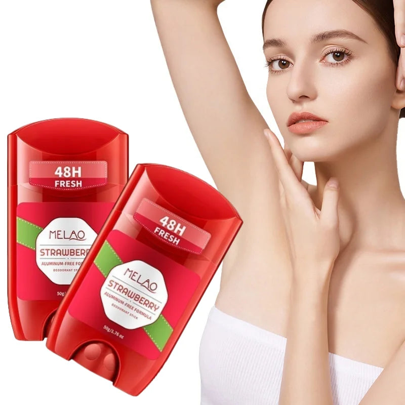 SAMMY Strawberry Deodorant Stick – Aluminum-Free 72-Hour Fresh