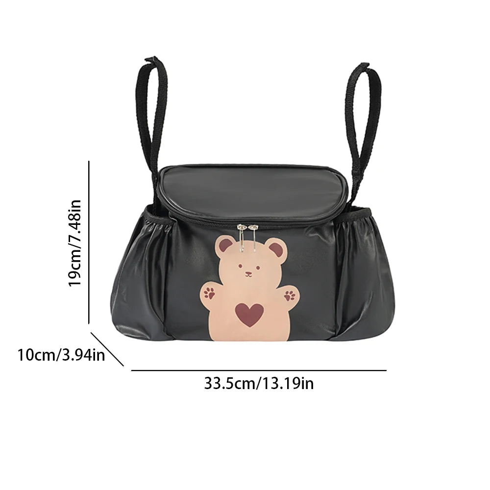 Waterproof Bear Pattern Handlebar Bag – Bike & Scooter