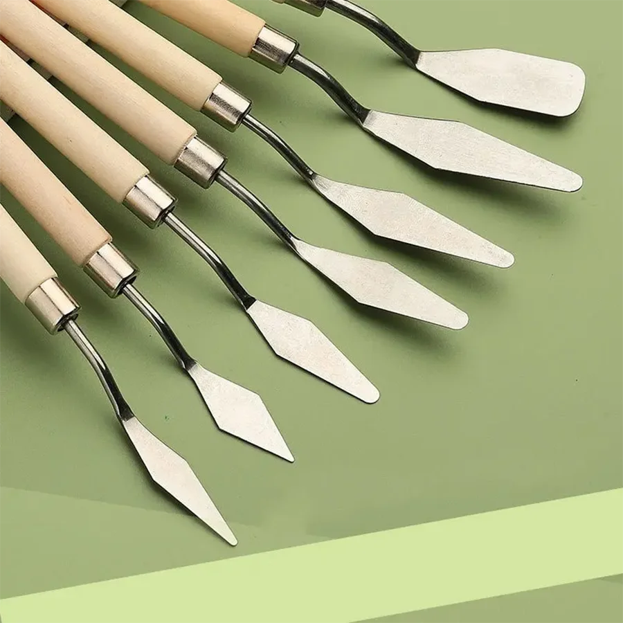 Stainless Steel Palette Knife Set – 7/14Pc Artist Spatula