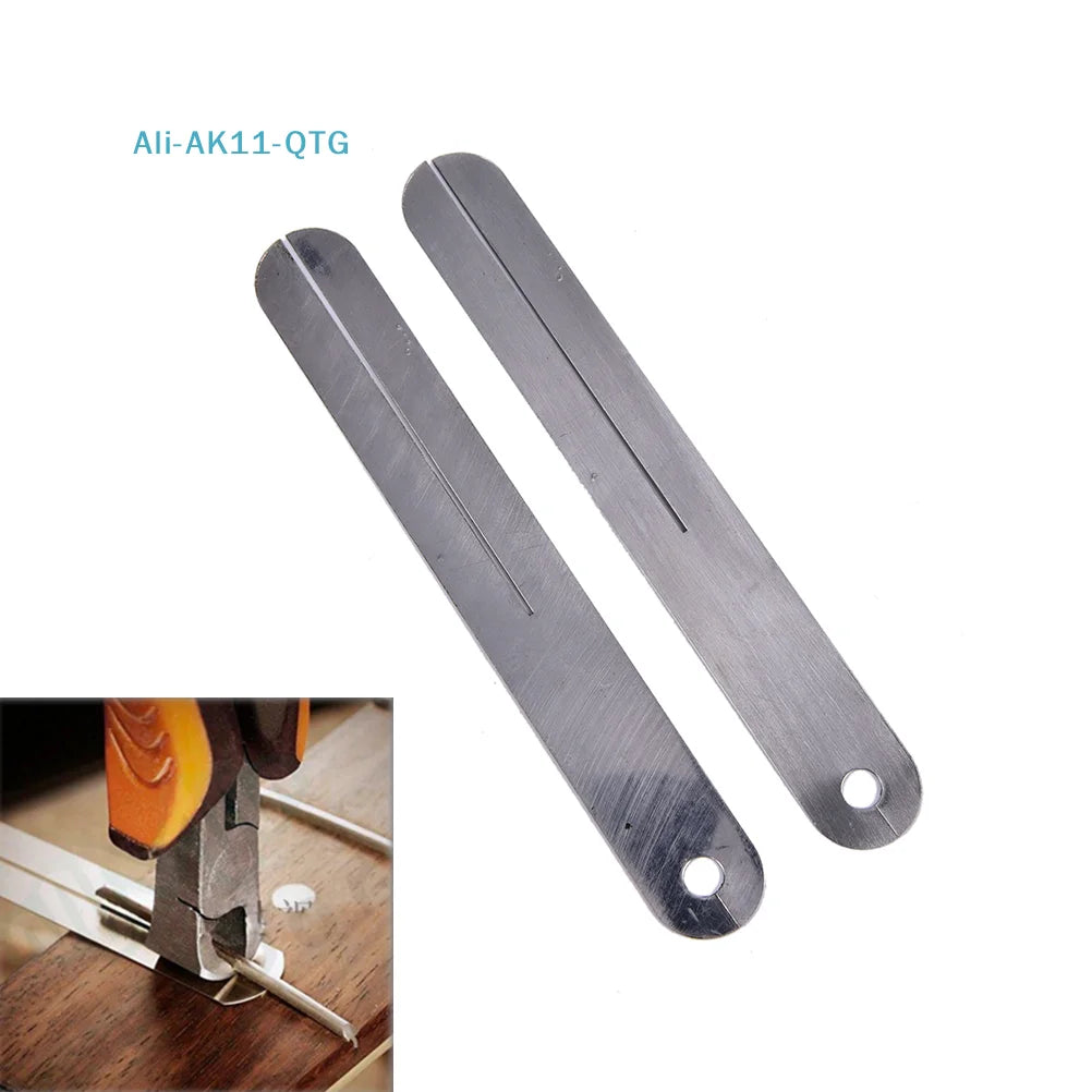 Guitar Fret Puller Protector Steel Plates – 2-Pack Repair Tool