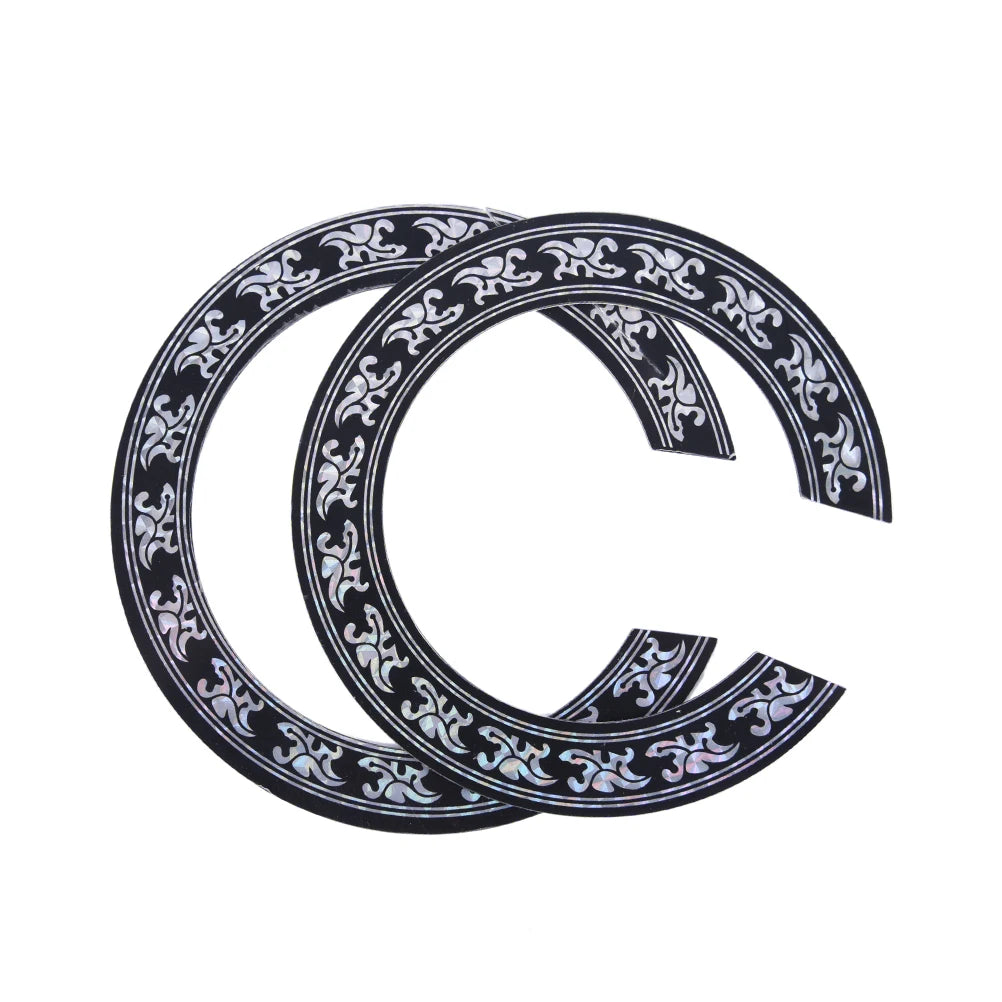 Guitar Sound Hole Rosette Inlay – Hard PVC 94mm & 104mm