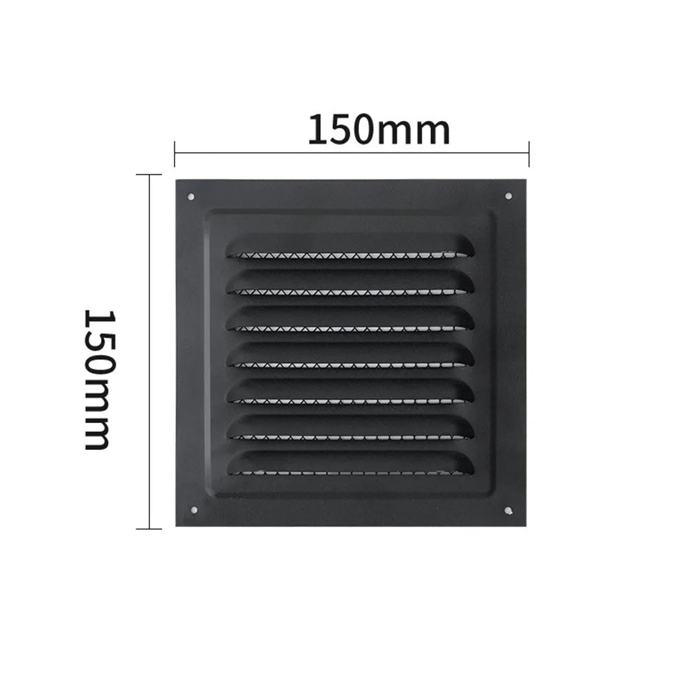 Stainless Steel Square Louver Vent Cover with Insect Screen