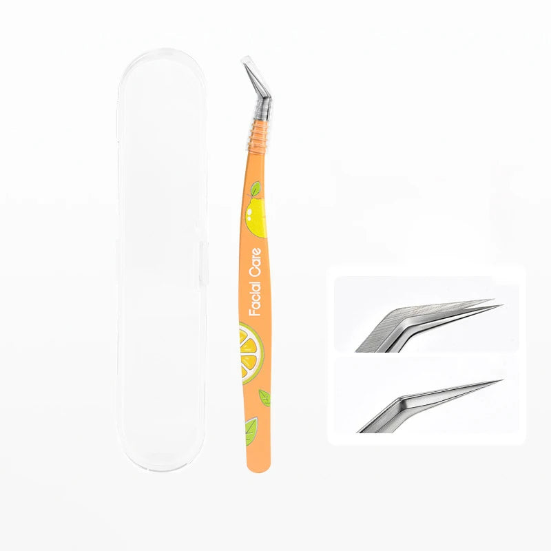Stainless Steel Lash & Craft Tweezers – Straight & Angled Tips