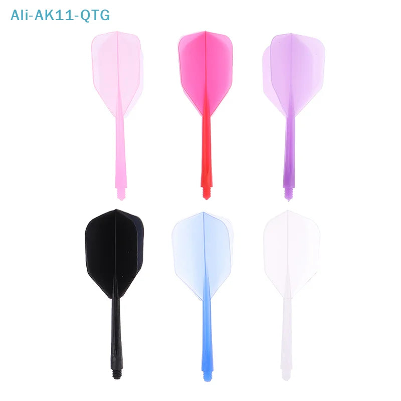 3-Pack 2BA Transparent Dart Shafts – Anti-Fall ABS Plastic