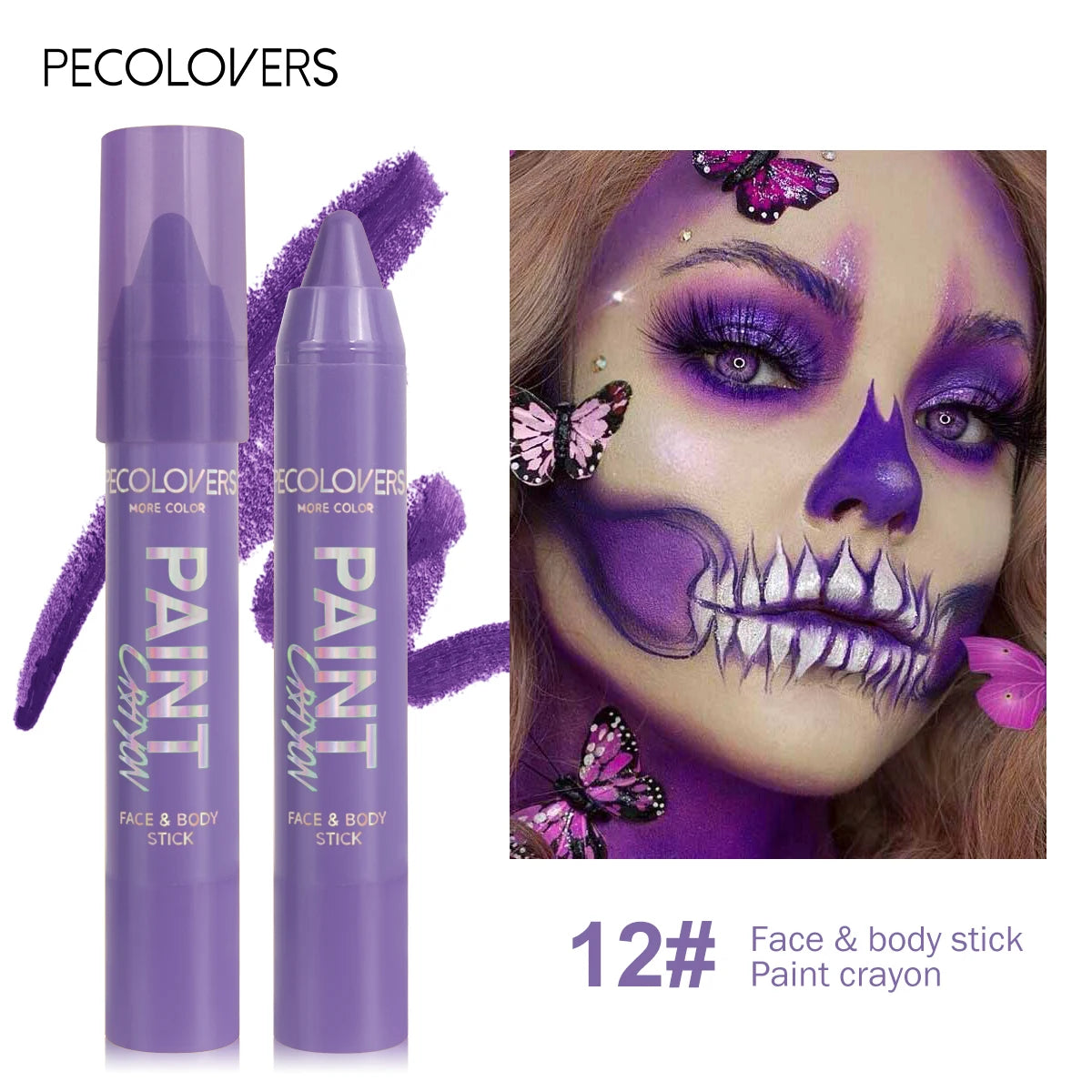 Party Face Paint Crayon – High-Pigment Halloween & Stage Makeup