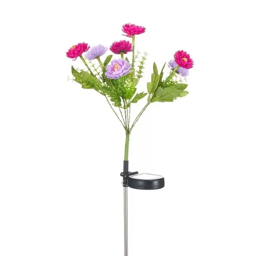 Solar Orchid Flower Garden Lights – IP65 Waterproof Auto On/Off