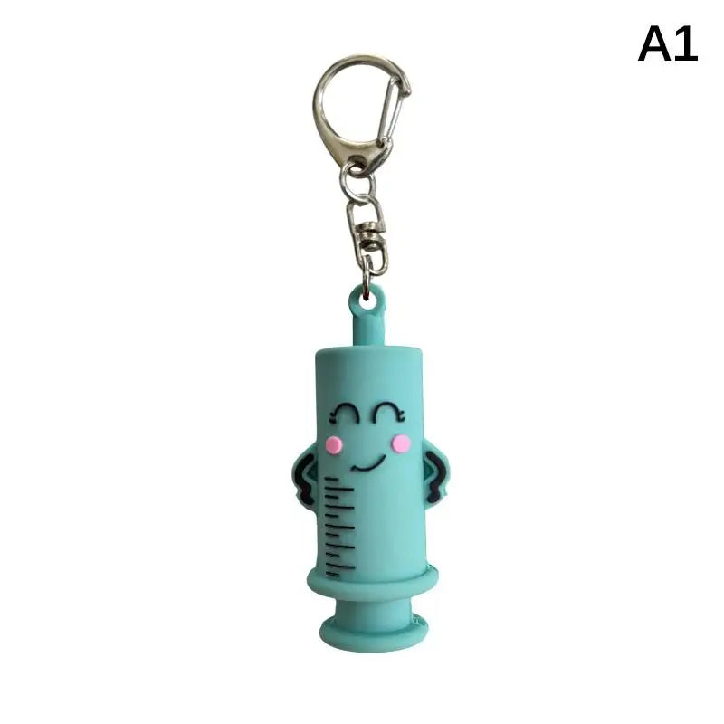 Syringe Ampoule Bottle Opener Keychain – Rubber Vial Cutter