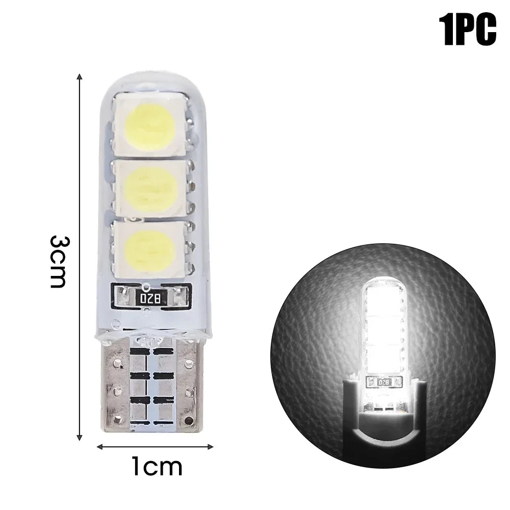 W5W T10 5050 SMD LED Bulbs – License Plate & Marker Lights