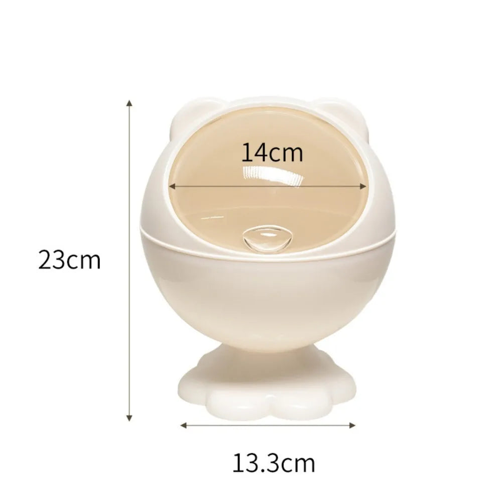 Spherical Hair Accessories Storage Box with Dustproof Lid